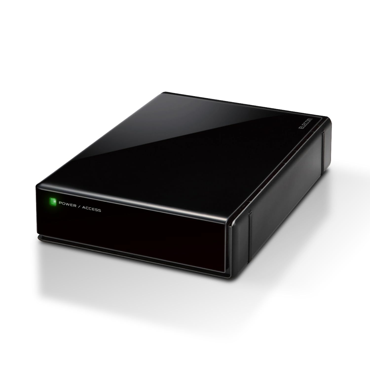 人気商品 エレコム 外付けハードディスク 4TB SeeQVault対応 テレビ録画 4K対応 USB3.2 Gen1 静音 ファンレス設計 ELD-QEN040UBK|E