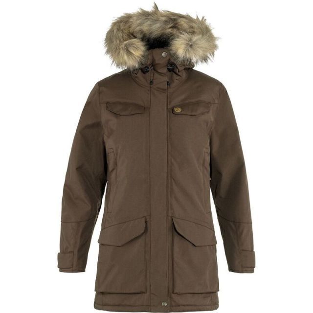 送料無料 フェールラーベン レディース ジャケット ブルゾン アウター Nuuk Insulated Parka - Women s Dark Oak