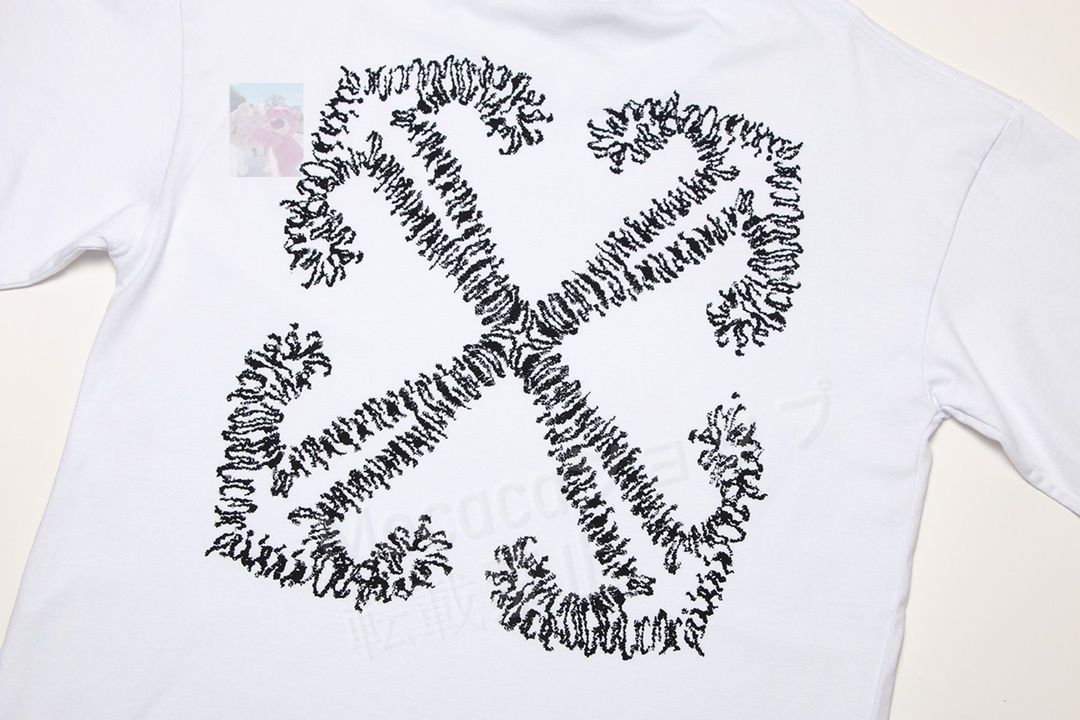 プリント半袖ゆったりクルーネックコットンTシャツ男女カップル同型