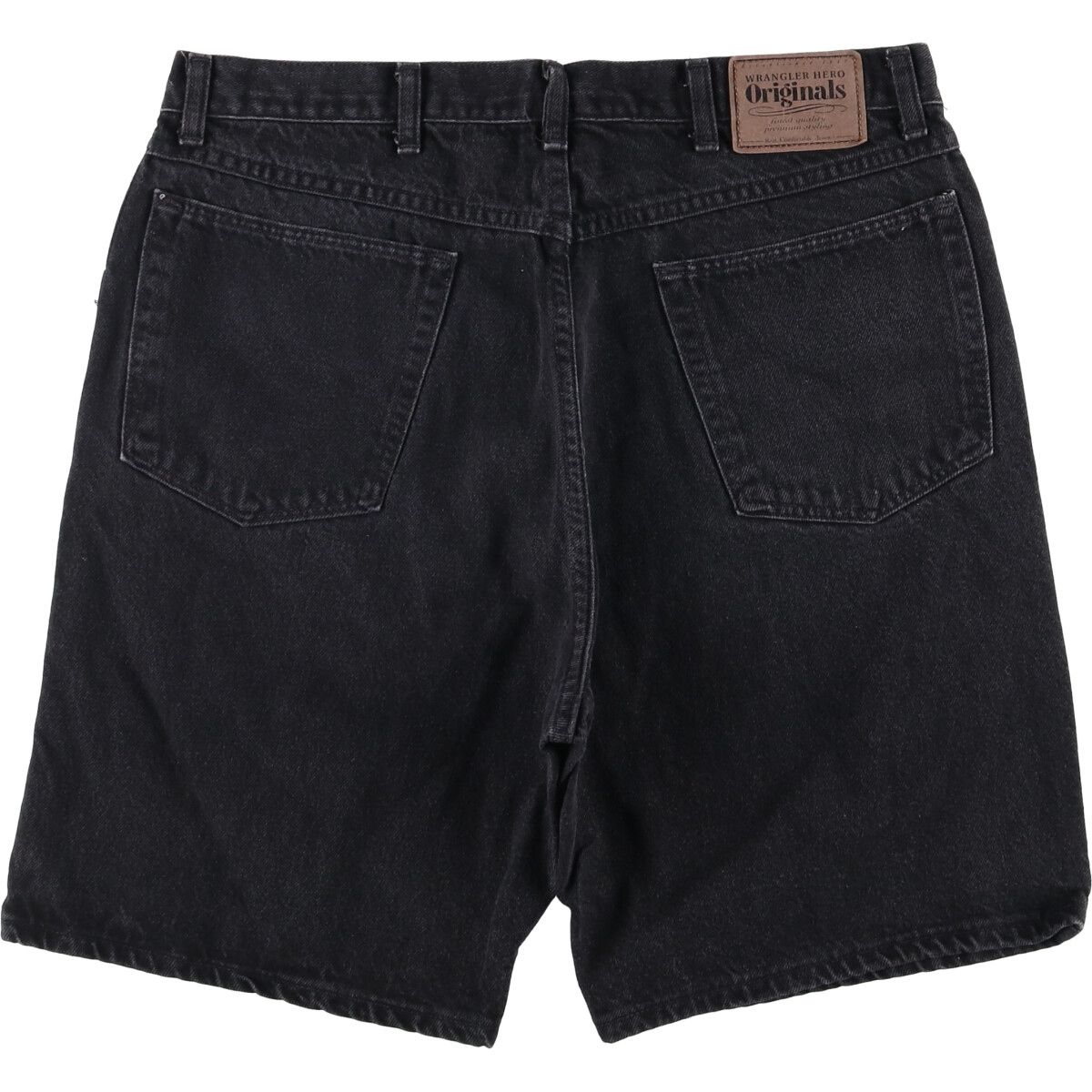 古着 90 00年代 ラングラー Wrangler HERO ブラックデニムショーツ ショートパンツ メンズw35相当 ヴィンテージ eaa587971