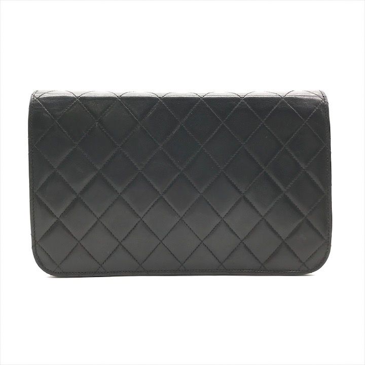 良品 CHANEL シャネル ココマーク マトラッセ ラムスキン プッシュ  