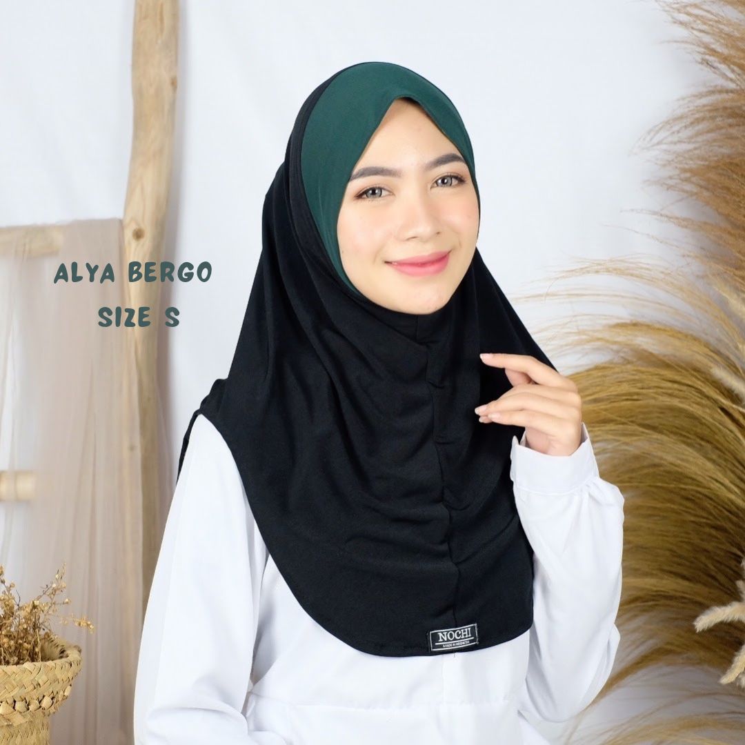 HIjab Instant S Size Tudung Woman Alya Hijab Muslim ヒジャブ