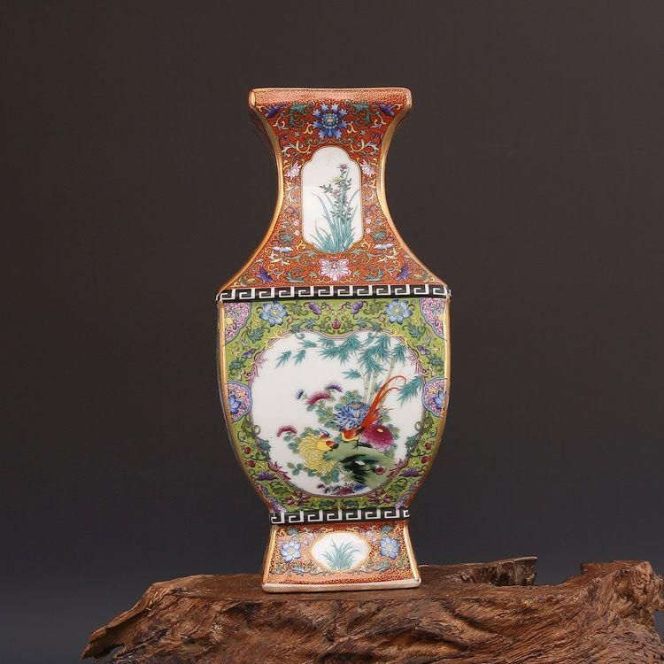 霽藍蒔金万寿鹿頭樽  景徳鎮 陶磁器 装飾品 現代工芸品 美術品 置物 霽藍蒔金万寿鹿頭樽 景徳鎮 陶磁器 装飾品 現代工芸品 美術品