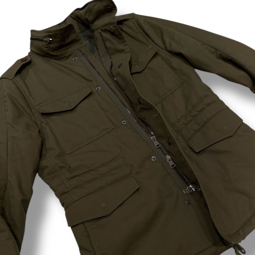 FOCUS フォーカス M-65 フィールドジャケット BLS001 BCN01 ミリタリージャケット スタンド メンズライク カーキ サイズ2 レディース 秋 ゴーゴー古着セントラルパーク名古屋店NO.1208Y SIROKUMA-CORPORATION_COM