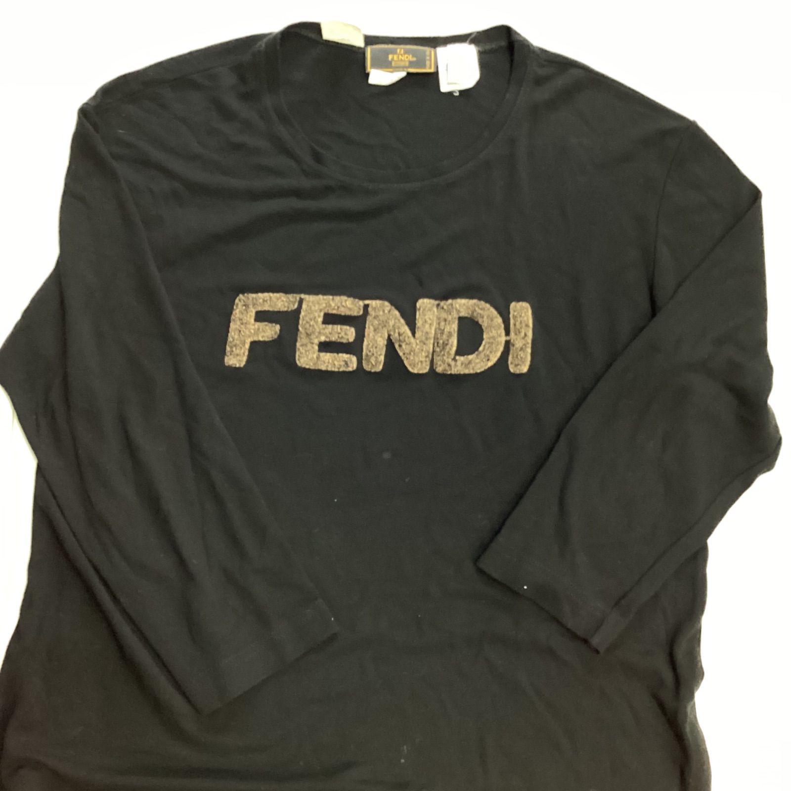 FENDI ブラック 長袖 Tシャツ L