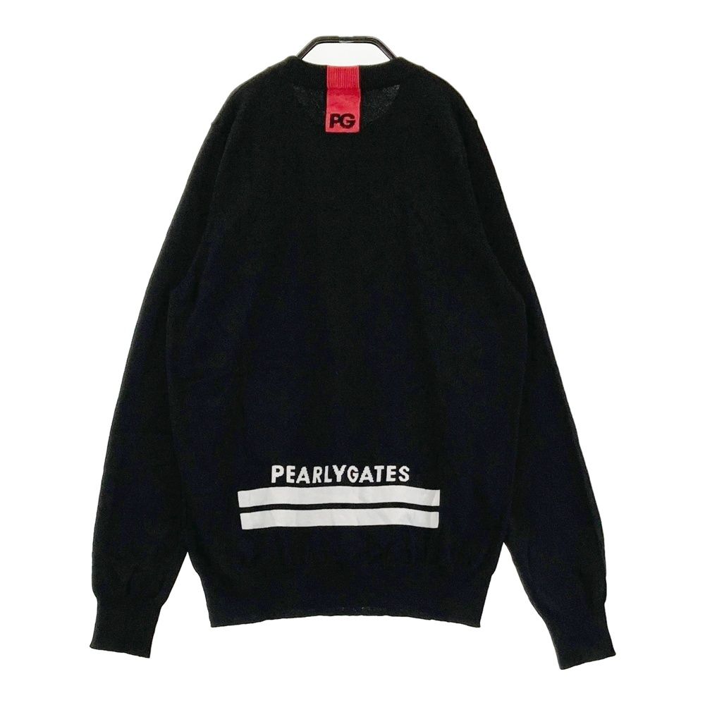 サイズ 1 PEARLY GATES パーリーゲイツ 055-0270806 ニットセーター ブラック系 240101539355 ゴルフウェア レディース ストスト
