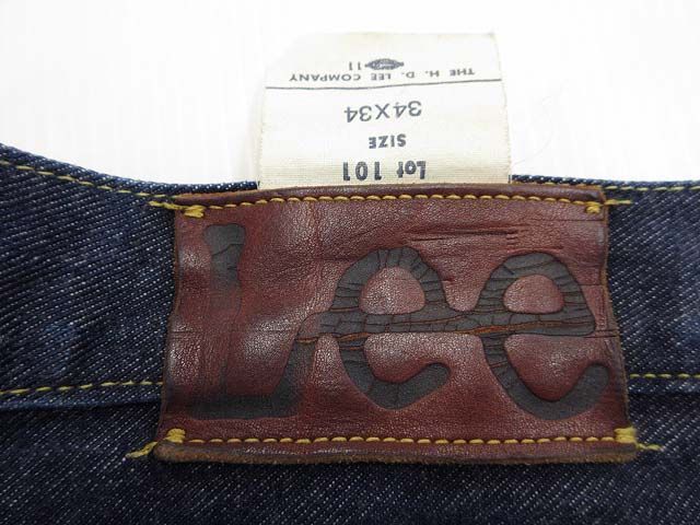  リー LEE カウボーイ 101 デニムパンツ 1945年モデル W 34 LM 6321 セルビッチ ジーンズ デニム ジーンズ パンツ