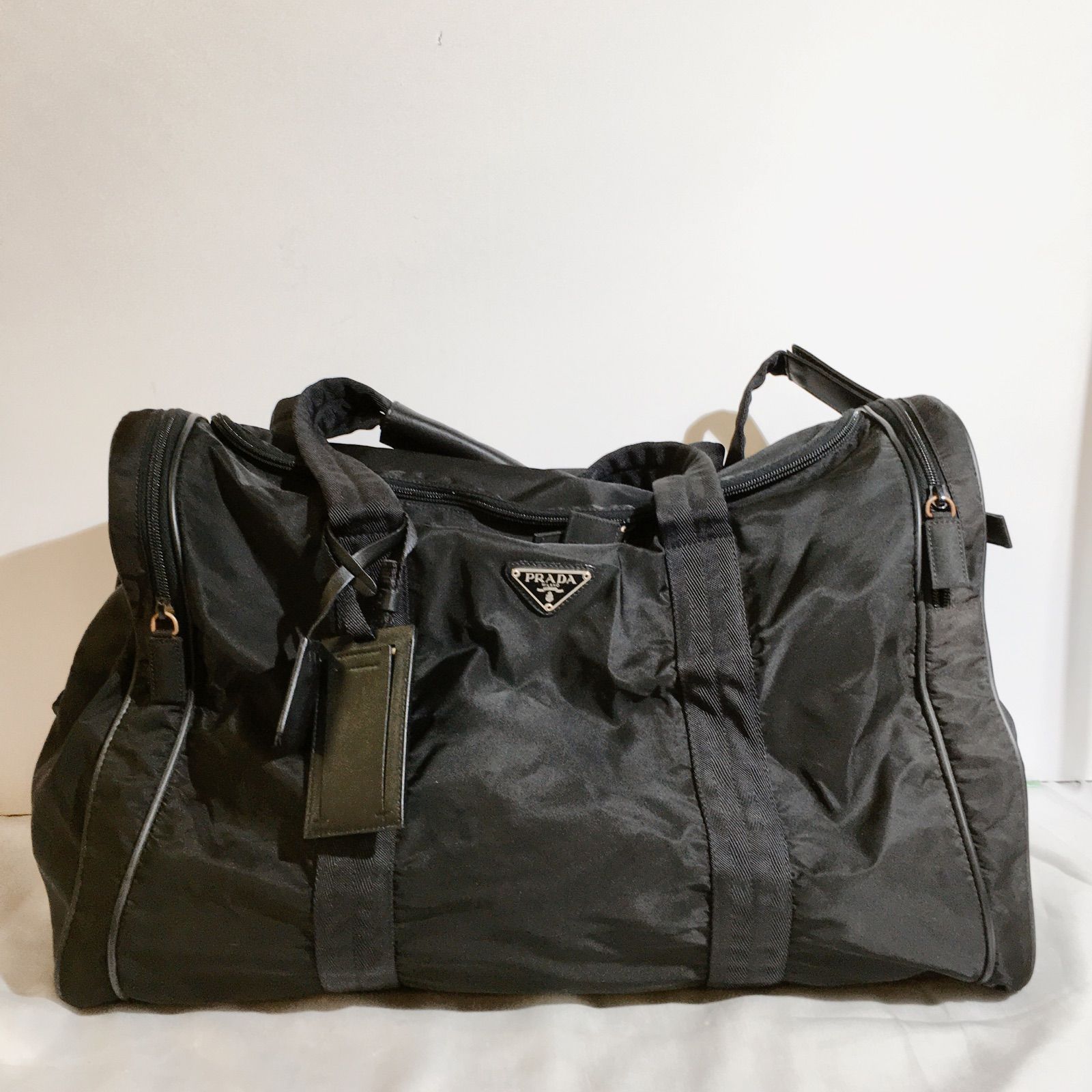 美品PRADA プラダビッグボストンバッグ