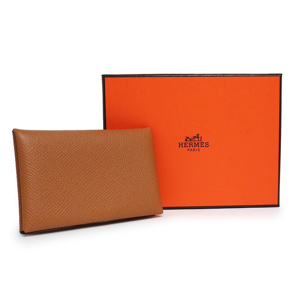 エルメス カルヴィ カードケース 名刺入れ 定期入れ パスケース ヴォー  