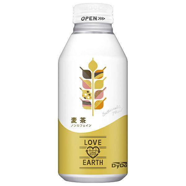 ダイドー LOVE the EARTH(ラブジアース) 麦茶 370gボトル缶×24本