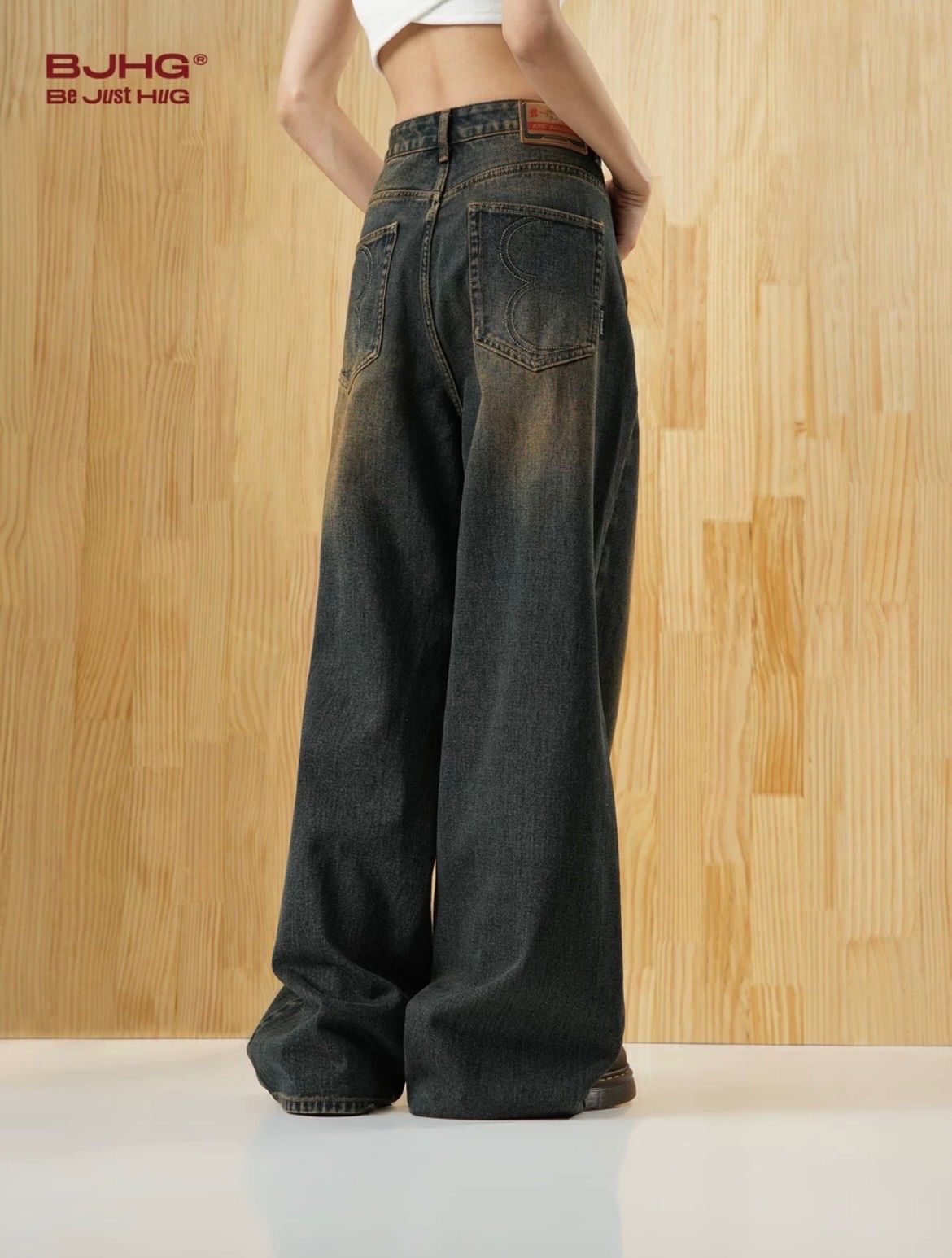 地底人オンライン ウォッシュド バギーパンツ BJHG