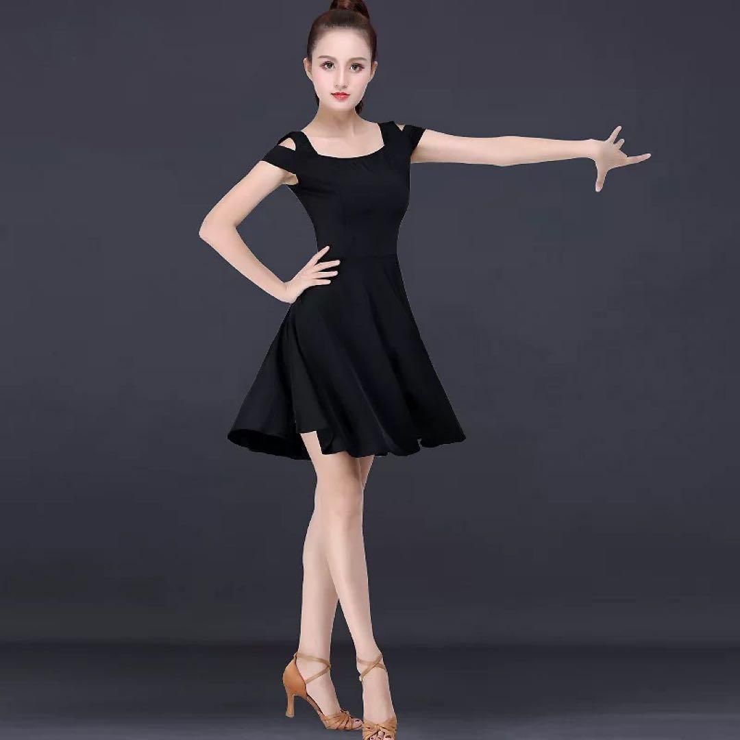 ラテンダンス練習着❤ワンピースタイプ！シンプルで可愛い！ ラテンダンス練習着?ワンピースタイプ！シンプルで可愛い！ 新品 未