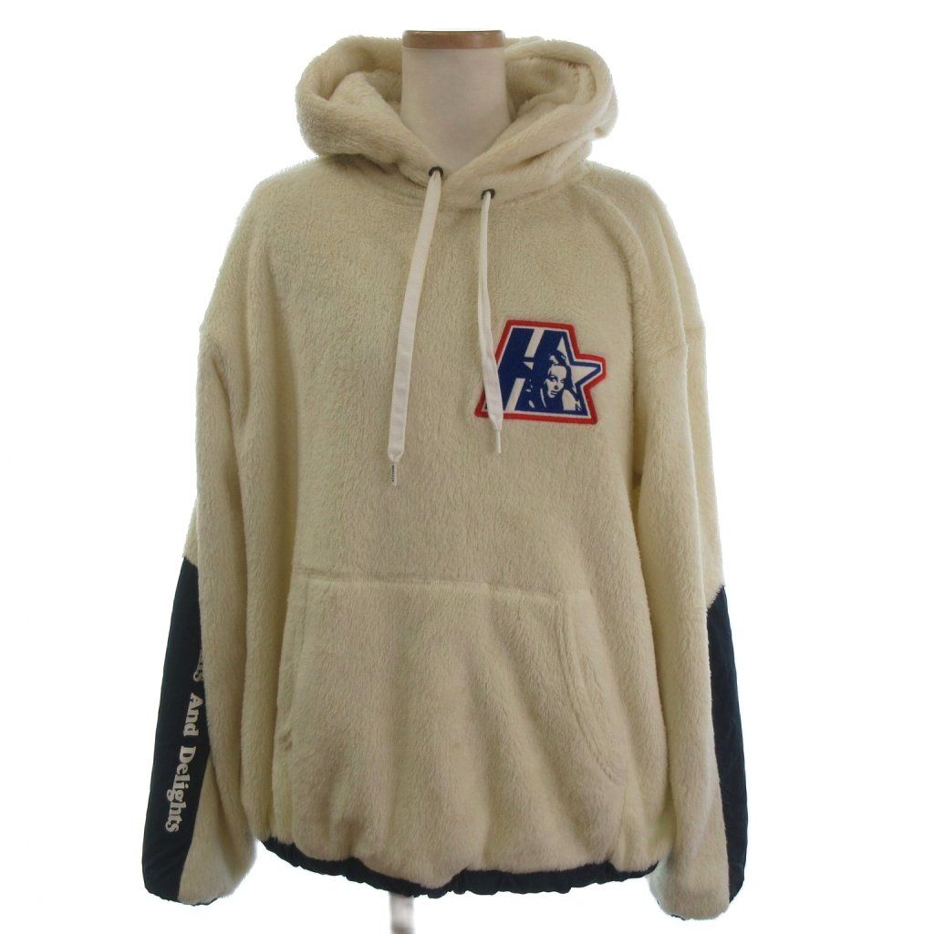 ごーご　ヒステリックグラマー　STAR WOMAN　オーバーサイズパーカ ヒステリックグラマー HYSTERIC GLAMOUR STAR WOMAN アップリケ