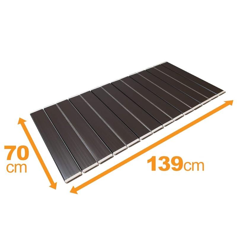 東プレ 折りたたみ 風呂ふた ブラウン 幅70×長さ139cm Ag 配合 抗菌加工 M14 0