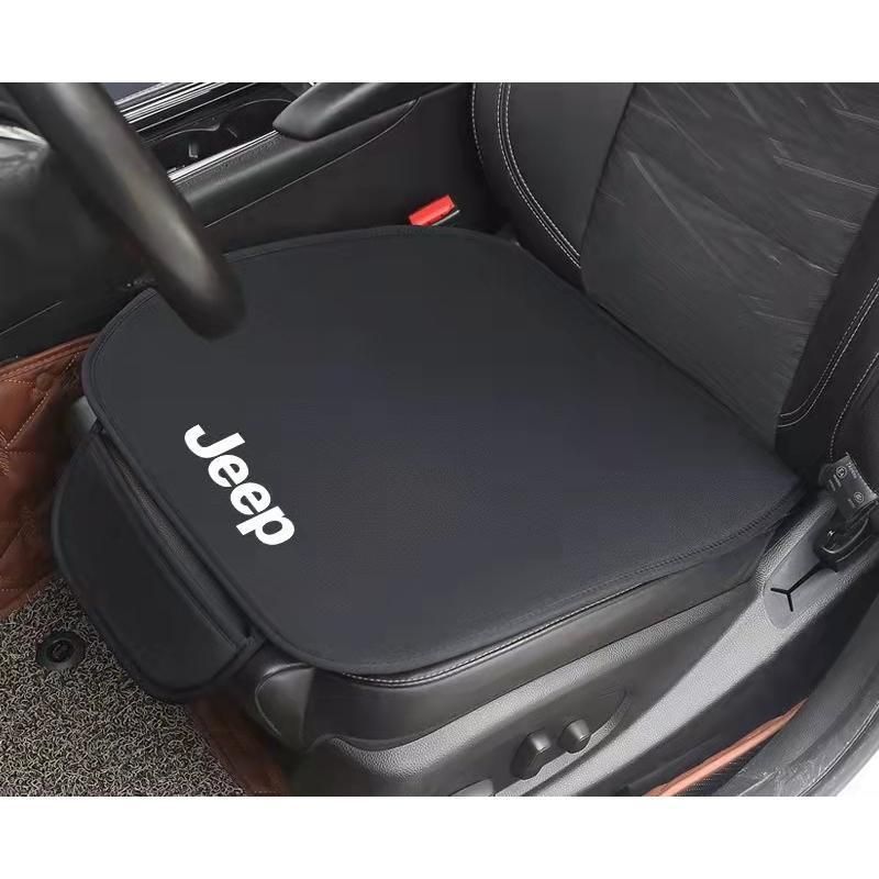 新品！ジープ Jeep 車用 シートカバーセット 前座席用2枚 座布団滑り止め シートクッション 暖かい パッドマット 全車種対応 Wrangler ジープチェロキー ジープラングラー ラングラーアンリミ