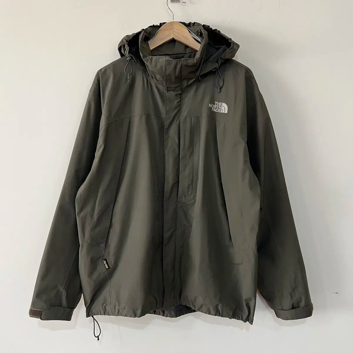 XL THE NORTH FACE ザ ノース フェイス GORE-TEX₍ゴアテックス オリーブ ウィンドブレーカー