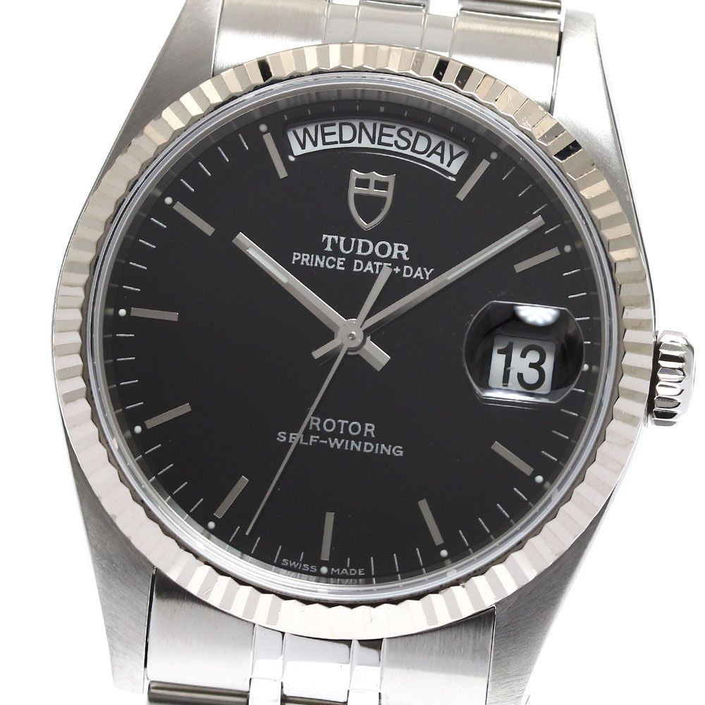 チュードル TUDOR 76214 プリンス デイトデイ WGベゼル 自動巻き