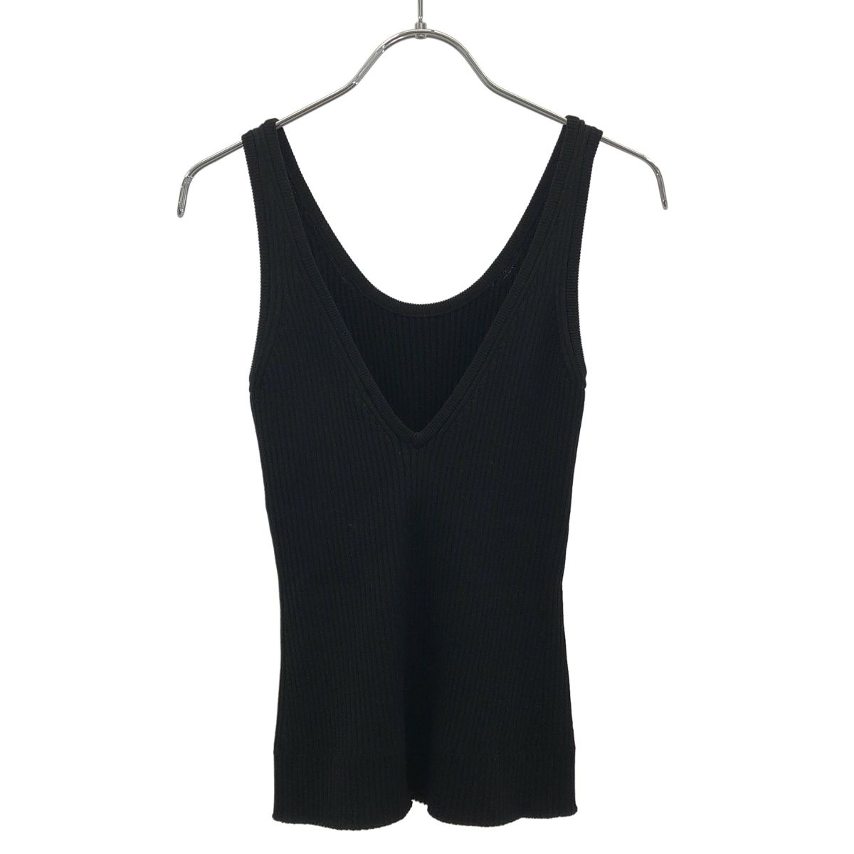 NICENICE MOMENT ナイスナイスモーメント リブタンクトップ ブラック S A C 1