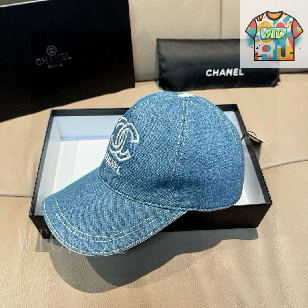 【25SS】CHANEL（シャネル）デニムキャップ シャネル/Chanelブランド激安キャップ メンズ デニムキャップ