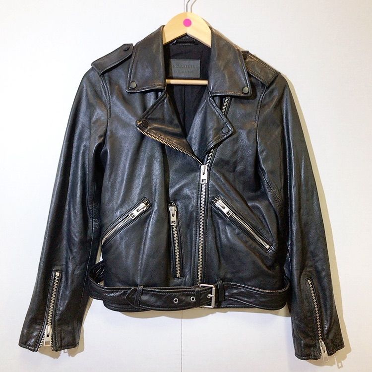 ALLSAINTS LEATHER 羊革ライダースジャケット - luknova.com