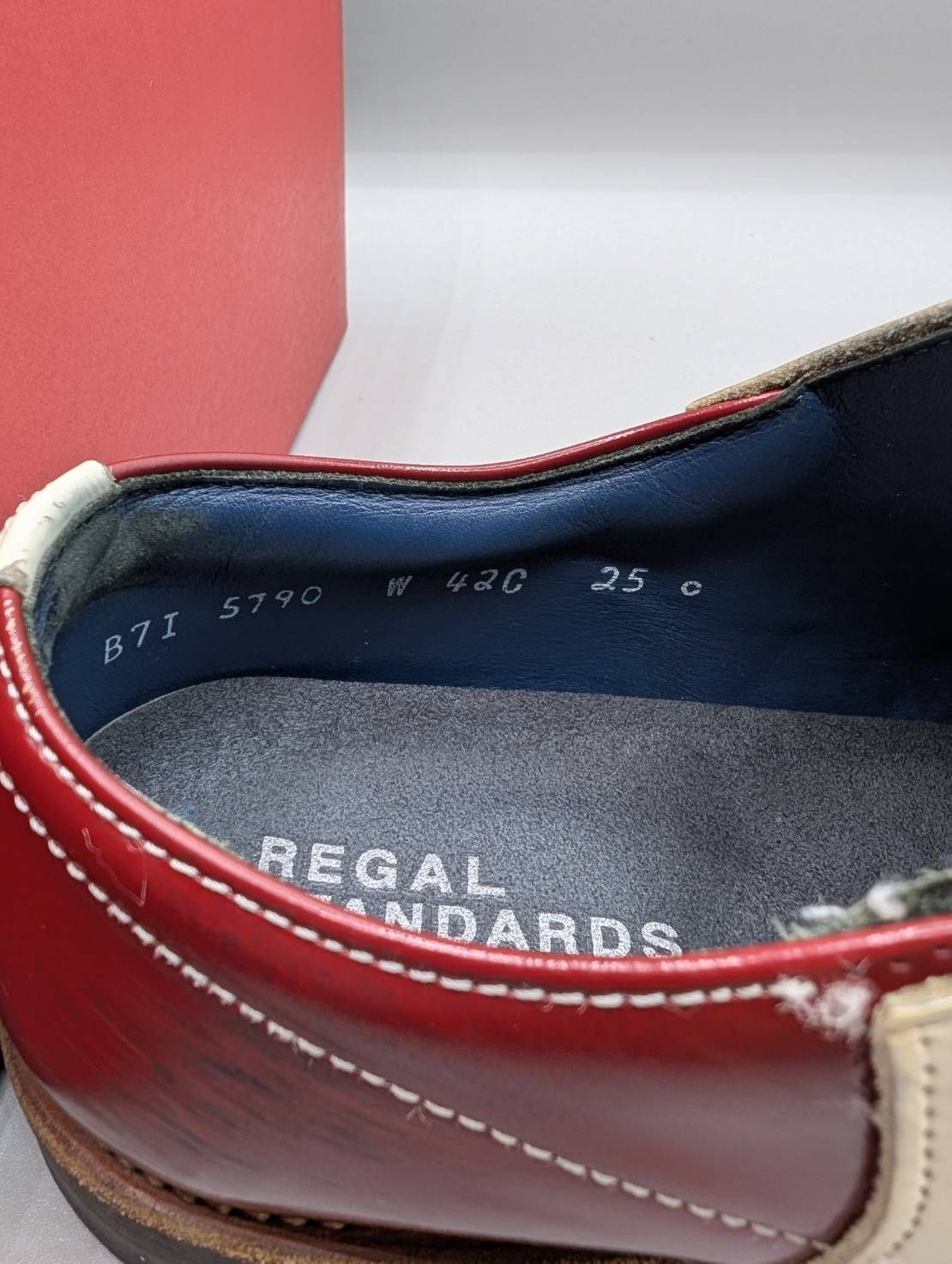 リーガル、REGAL STANDARDS、サドルシューズ、トリコロール　26.0 REGAL STANDARDS サドルシューズ トリコロールカラー 日本製