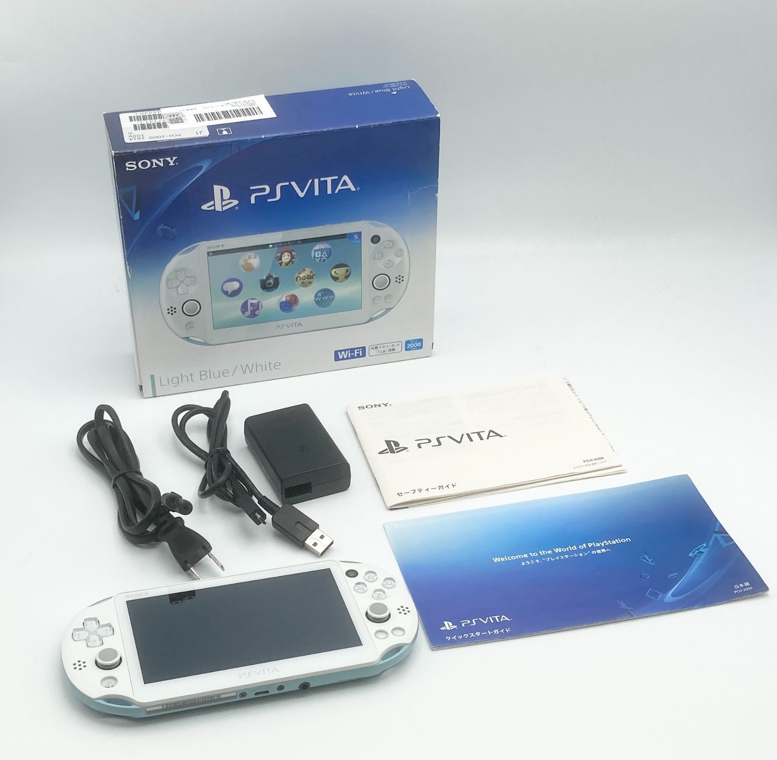 PS Vita Wi-Fiモデル PCH-2000 ライトブルー - 通販 - gofukuyasan.com