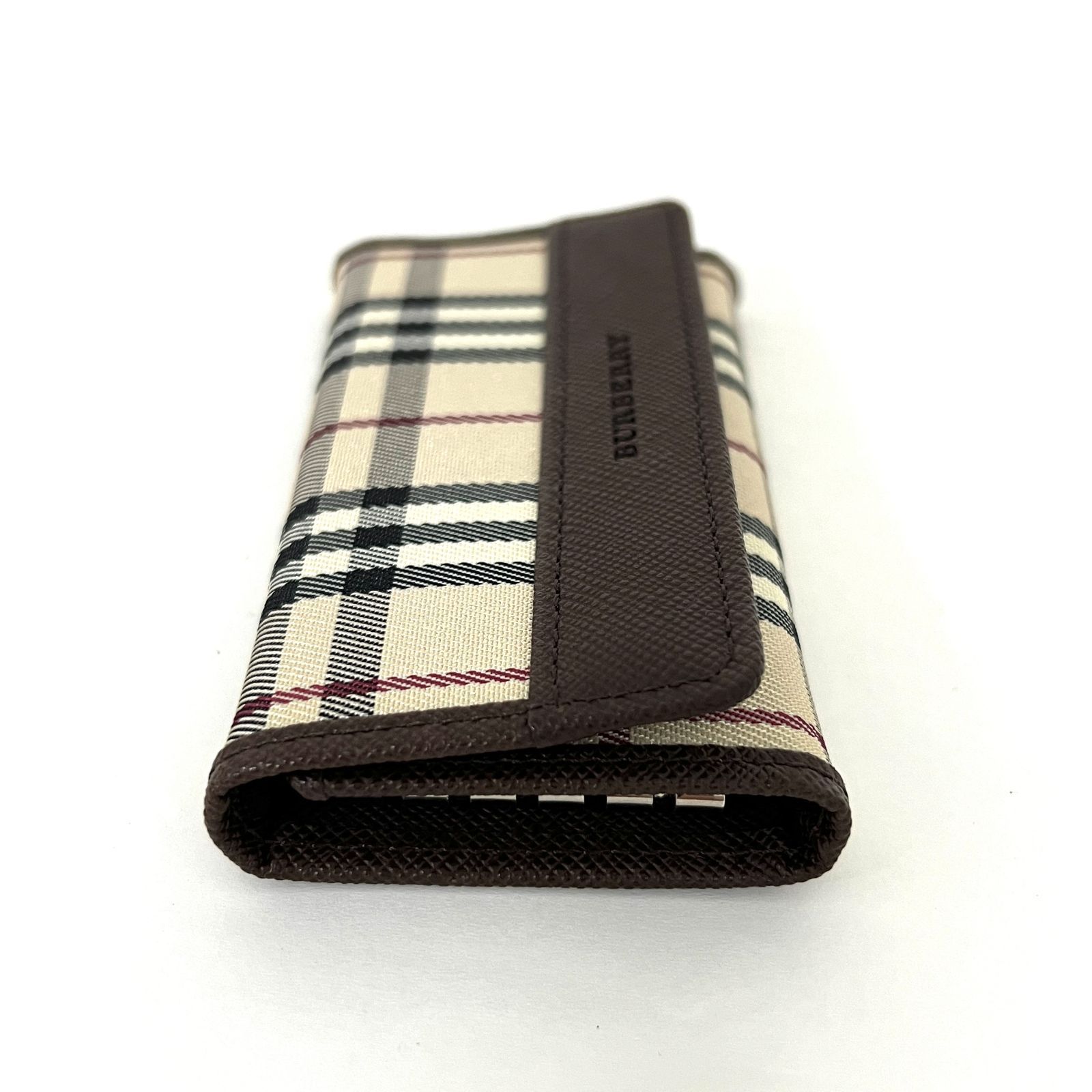 【未使用品】Burberrys キーケース 5連 ノバチェック レザー Burberry Key Case バーバリー 5連キーケース ノバチェック キー