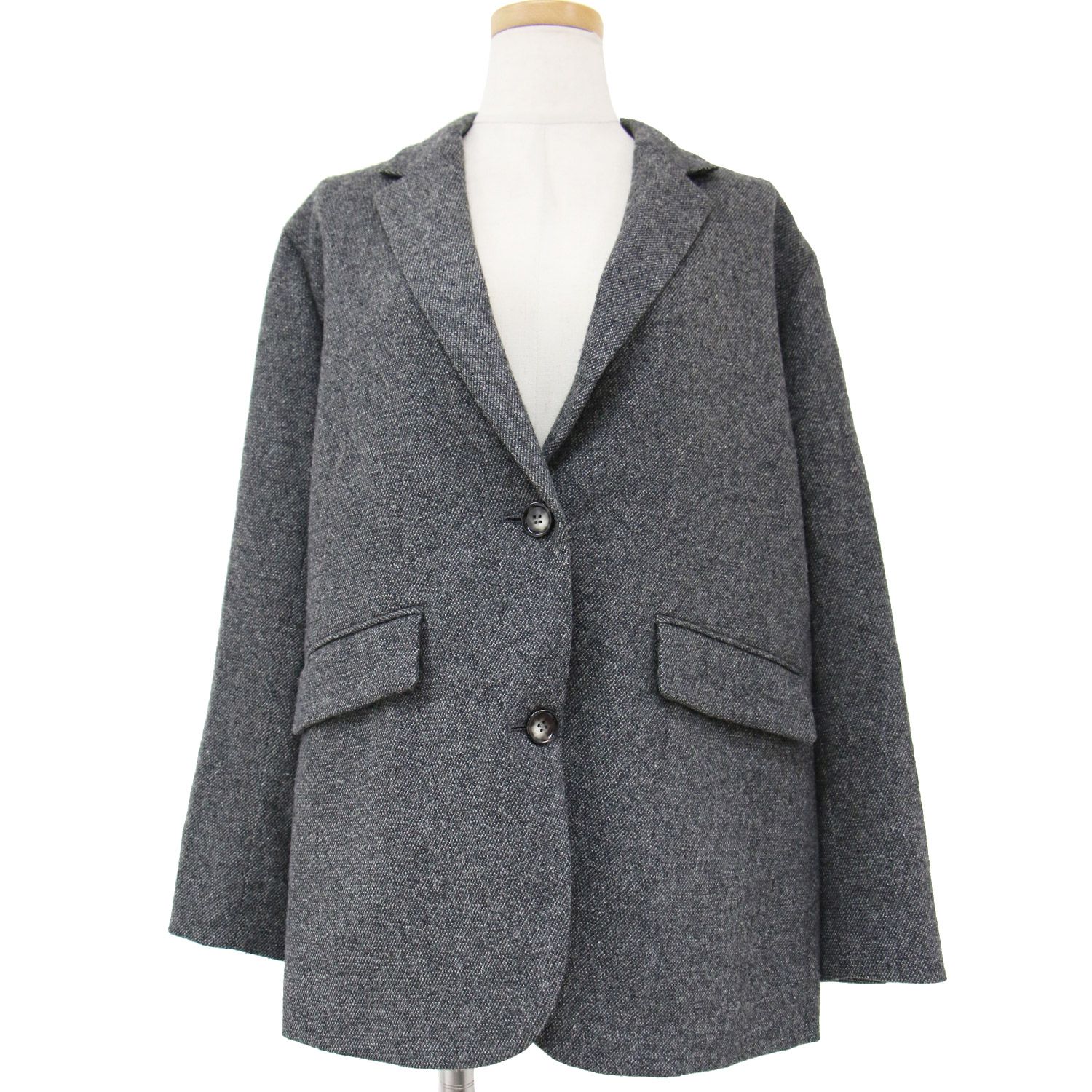 Spick&Span スピックアンドスパン ジャケット テーラード グレー36(S