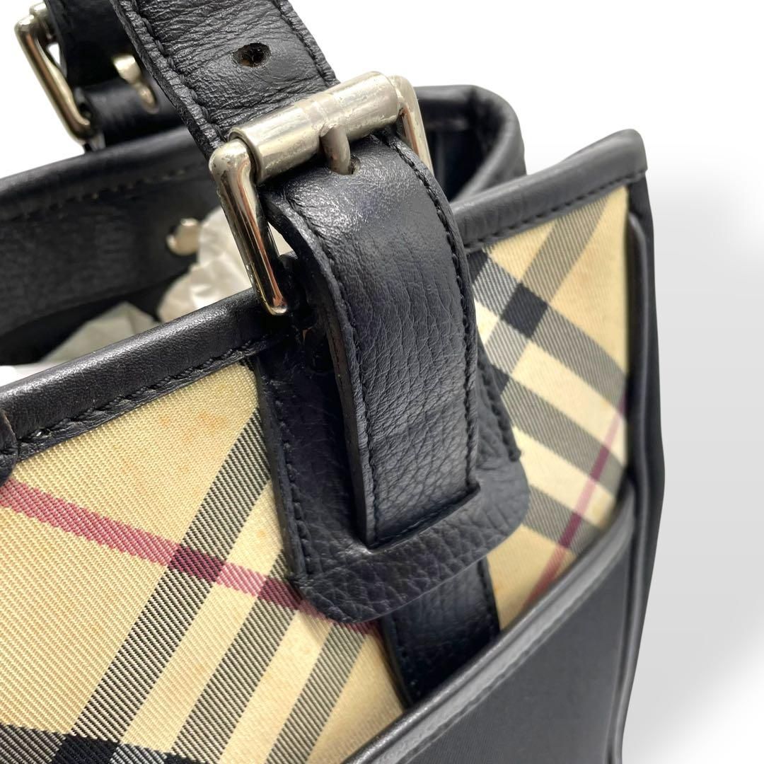 Burberry London ハンドバッグ □ 46388☆年 バーバリーロンドン ハンドバッグ ノバチェック