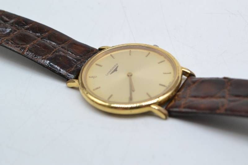 【箱付き・希少文字盤】LONGINES レディース 腕時計 ゴールド ドレス 美品 ロンジン 腕時計 La Grandes Classiques ゴールド文字盤