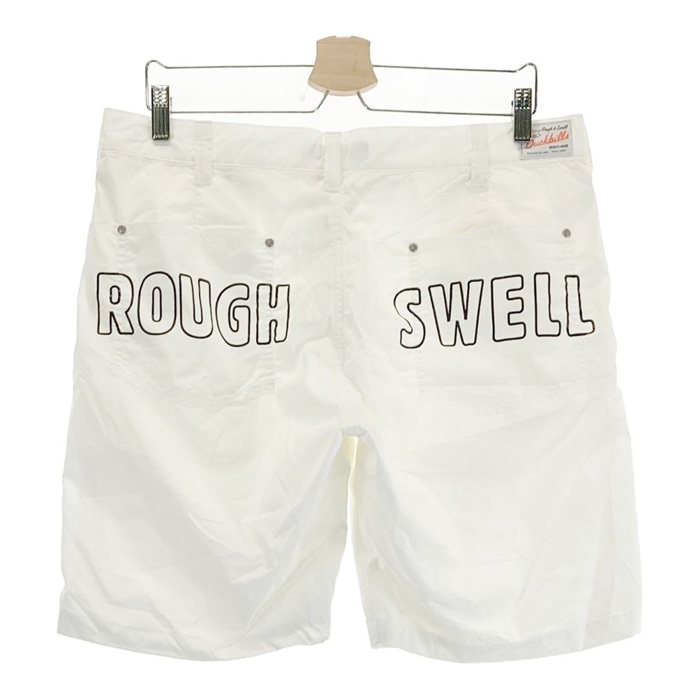 rough & swellラフアンド スウェル ハーフパンツ XL 白 rough & swell
