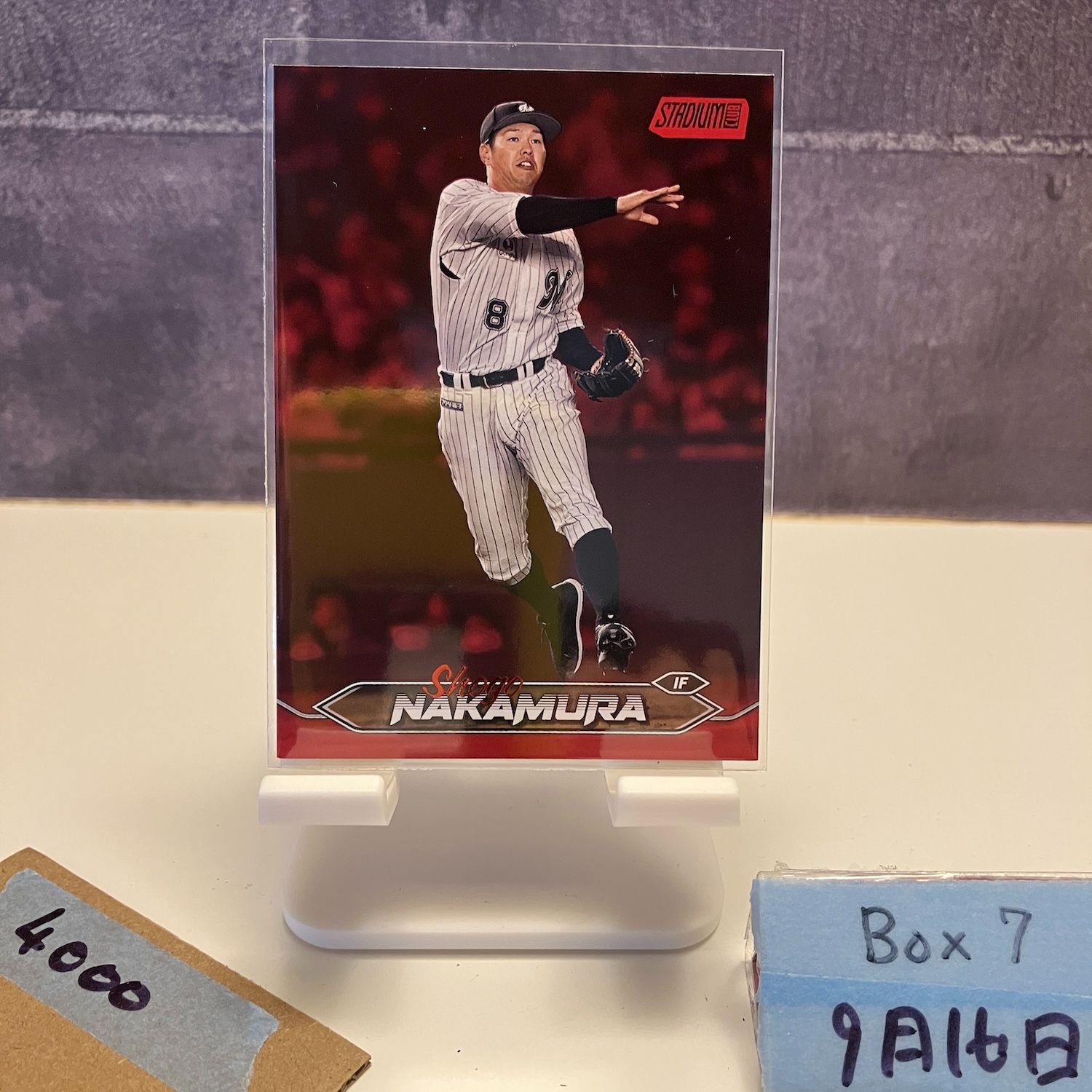 2024 Topps Stadium Club 中村奨吾 2/5 千葉ロッテマリーンズ