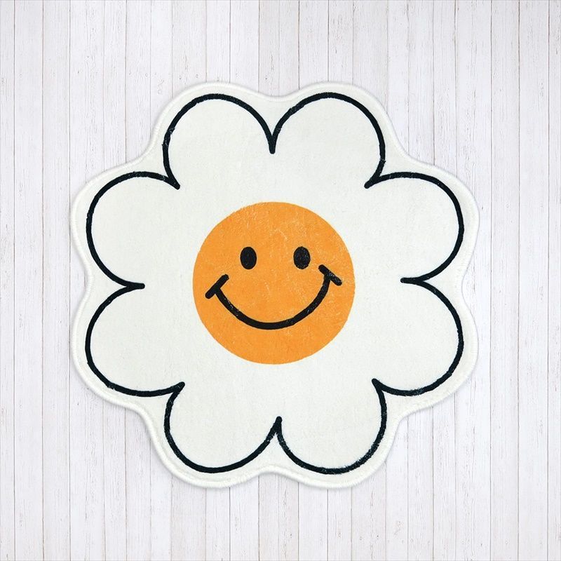 フラワースマイル スマイルマット ラウンドマット にこちゃん ニコ