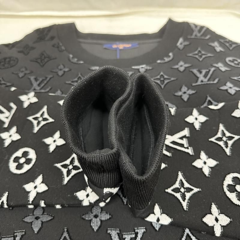 LOUIS VUITTON ルイヴィトン トレーナー 長袖 23SS 総柄 グラデーション モノグラム スウェット トレーナー RM231Q I06 HOY41W 5L WWW_KARIMZIABAT_FR