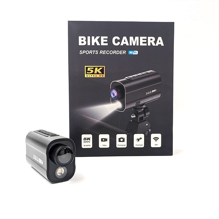 4.6K 自転車ドライブレコーダー サイクルレコーダー LEDライト搭載 アプリ スマホ操作 CHA-41222