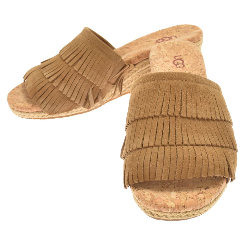 UGG フリンジサンダル ケンドラ 24㎝ UGG フリンジサンダル ケンドラ 24㎝ - メルカリ