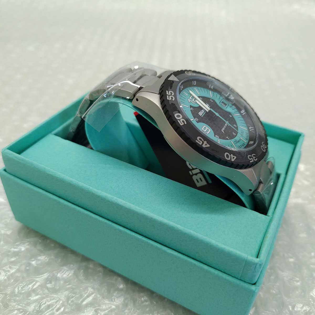 未使用】ビアンキ BIANCHI SCUBA TX シルバー チェレステ 時計 