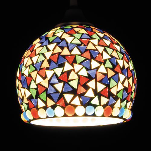 モザイク ペンダントライト L メンシェイマルチ LED電球付き 白コード イシグロ 21259