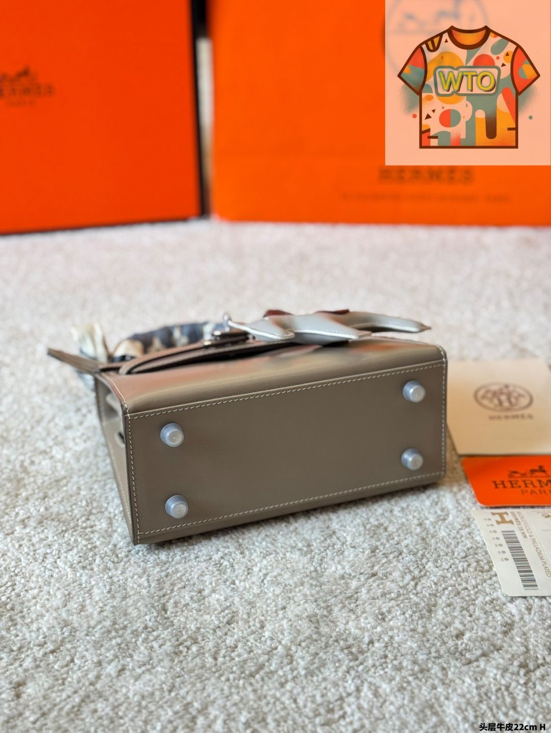 エルメス❣️ケリーバッグ用❣️ボックス！美品 6h1752sggs7-1.jpg