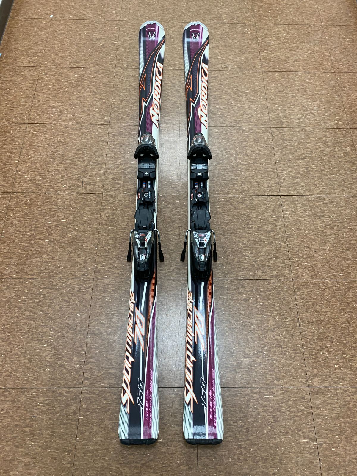 K2 オールマウンテン スキーセット □NORDICA SPORTMACHINE 70 ノルディカ スキー板ビンディングセット