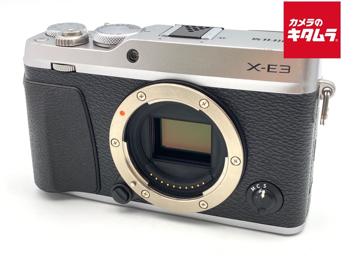 並品 フジフイルム X-E3 ボディ シルバー