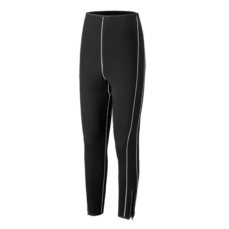 2ピースブラックウィンター水着ネオプレンウルトラストレッチフロントジップフルボディダイビングスーツダイビン