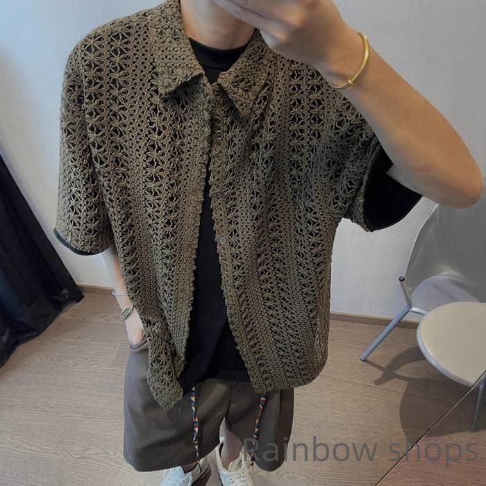 clane 透かし編みニット半袖Tシャツ clane 透かし編みニット半袖Tシャツ