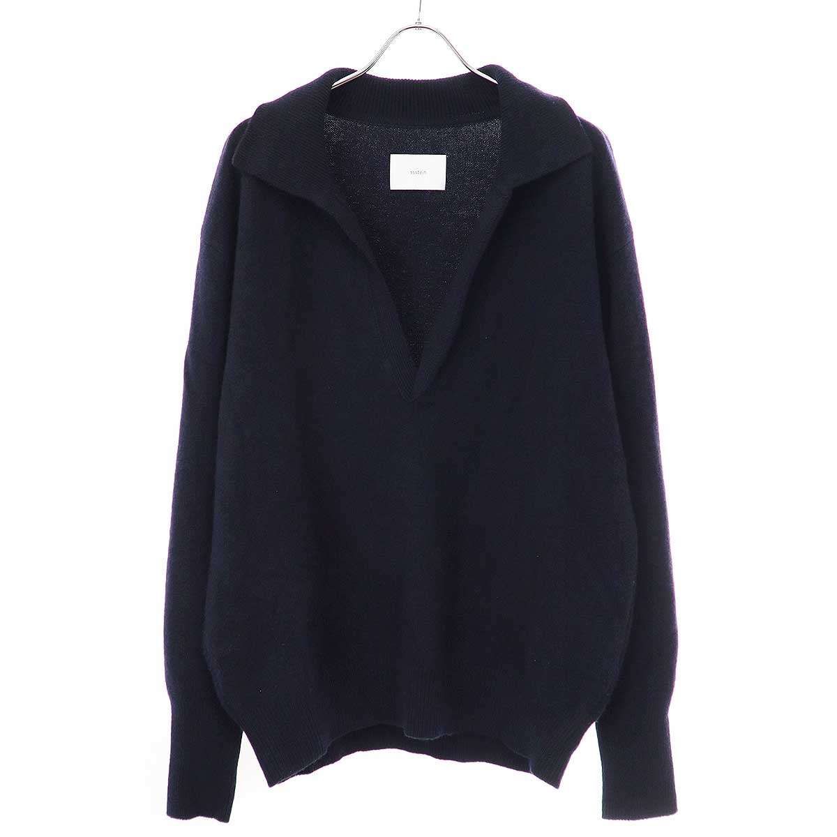 ssstein シュタイン 24AW EXTRA FINE WOOL KNIT SKIPPER LS スキッパー 