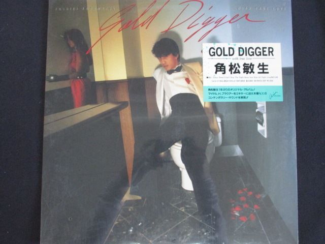 LP レコード 0269 角松敏生 GOLD DIGGER RAL8824
