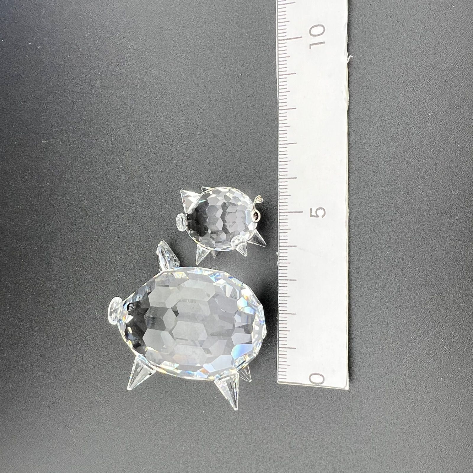 SWAROVSKI スワロフスキー 置物 動物シリーズ ブタ 親子