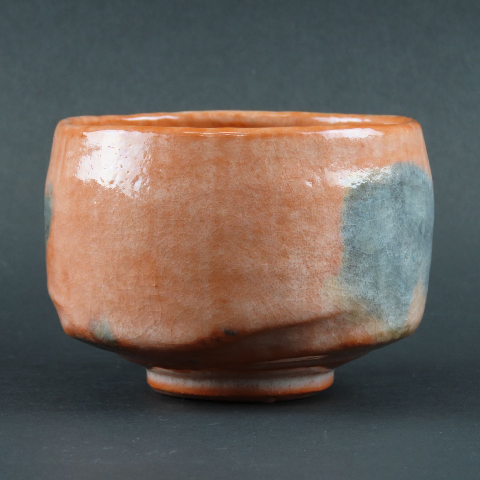 赤楽 佐々木昭楽 長次郎写「木守」 0110 美品 三代 佐々木昭楽 真