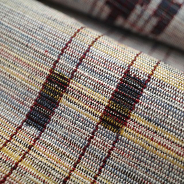 平和屋着物○八寸名古屋帯 紬地 格子 正絹 逸品 DAAX0115cm 平和屋着物