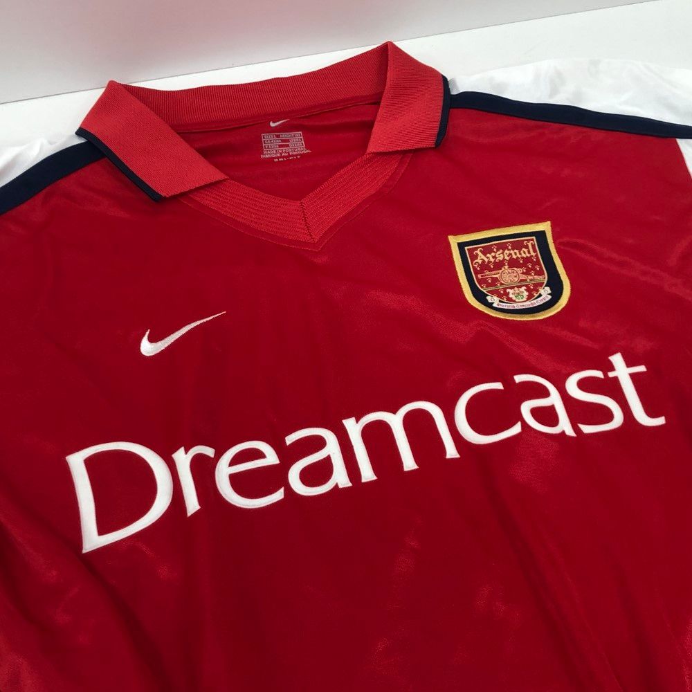 Nike アーセナルDreamcast赤/白　ユニフォーム アーセナル、「完全復刻を希望したい」9つの名作ユニフォーム