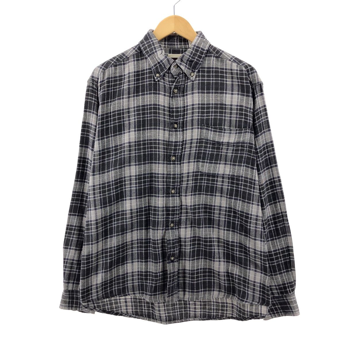古着 リー Lee 長袖 チェック柄 ボタンダウン ライトネルシャツ メンズXL /eaa384038 【中古】/eaa384038